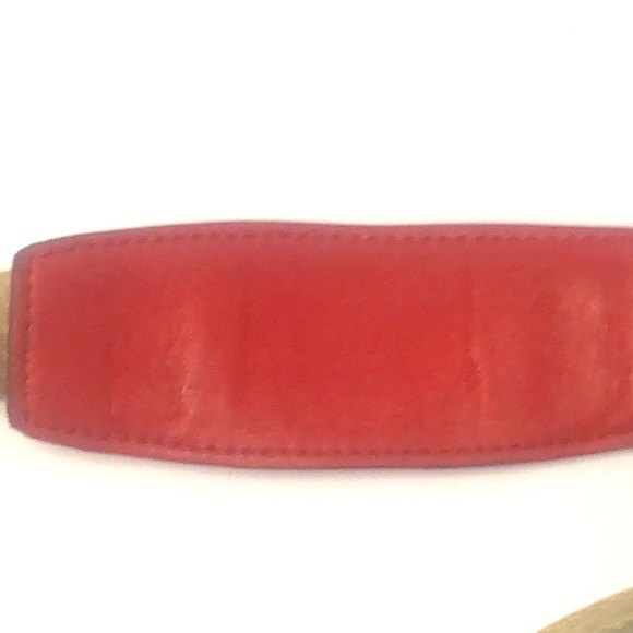 Coach Legacy Signature Swingpack messenger bag adjustable strap brown & Red - Picture 13 of 15